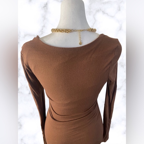 Bar III Brown Dress - Picture 3 of 4